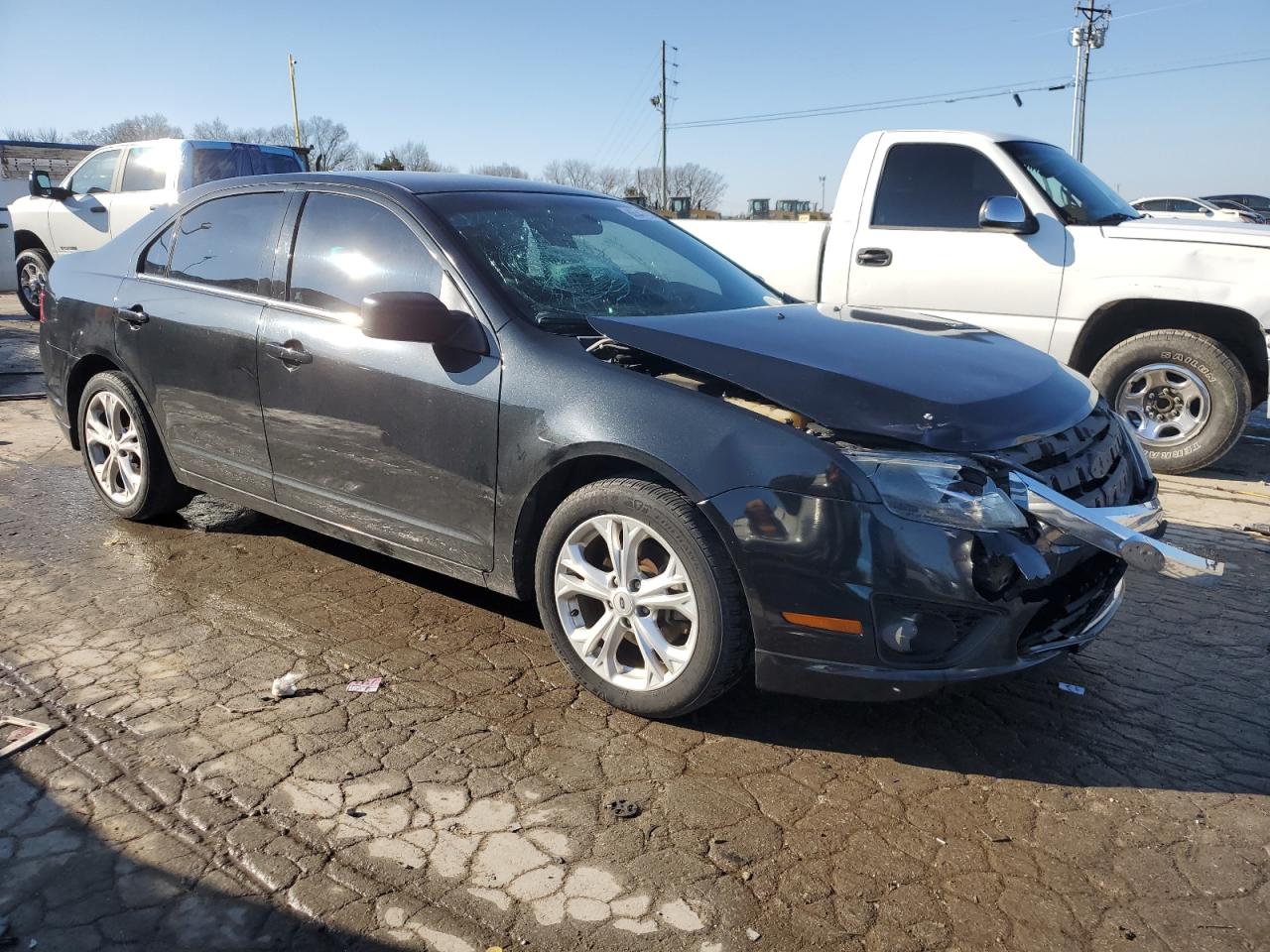 2012 Ford Fusion VIN 3FAHP0HG8CR311279 Copart auction photo, front end damage thumbnail 4