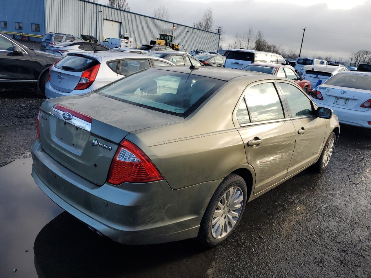 2012 Ford Fusion VIN 3FADP0L37CR302463 Copart auction photo, front end / all over damage thumbnail 3