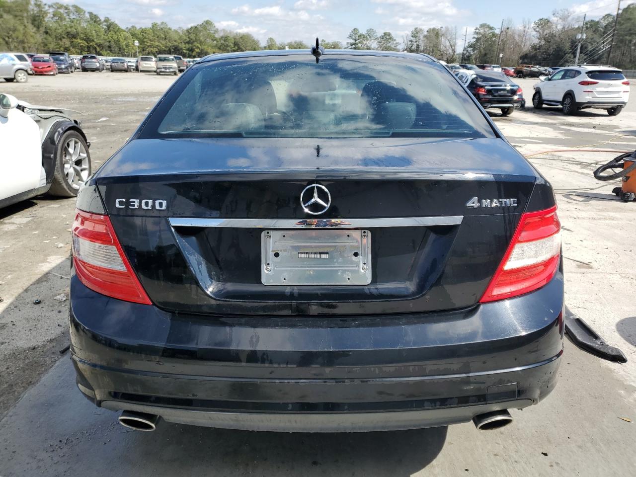 2009 Mercedes-Benz C-klasse VIN WDDGF81X09F203123 Copart auction photo, front end damage thumbnail 6