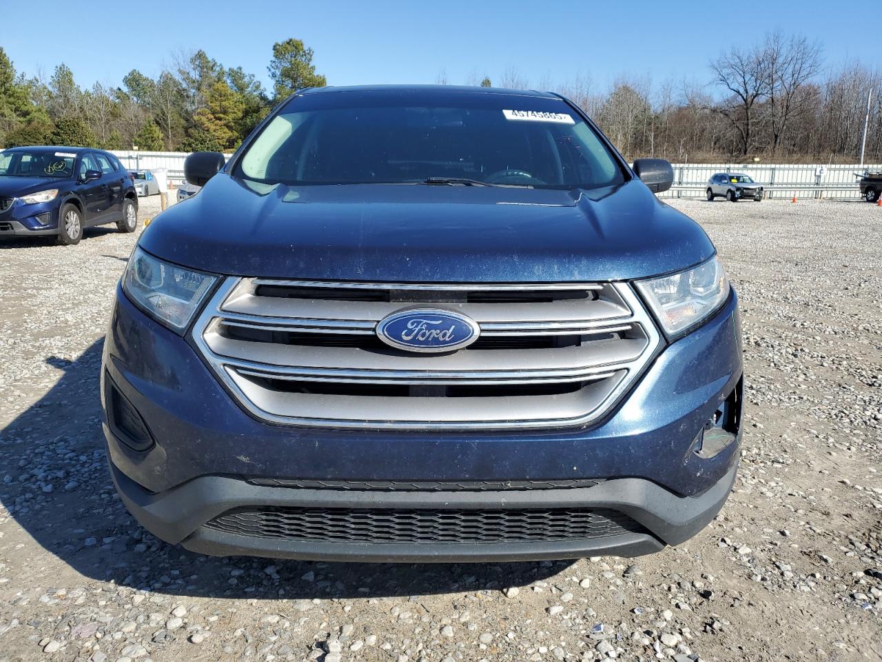 2017 Ford Edge VIN 2FMPK3G9XHBC47627 Copart auction photo, front end / side damage thumbnail 5