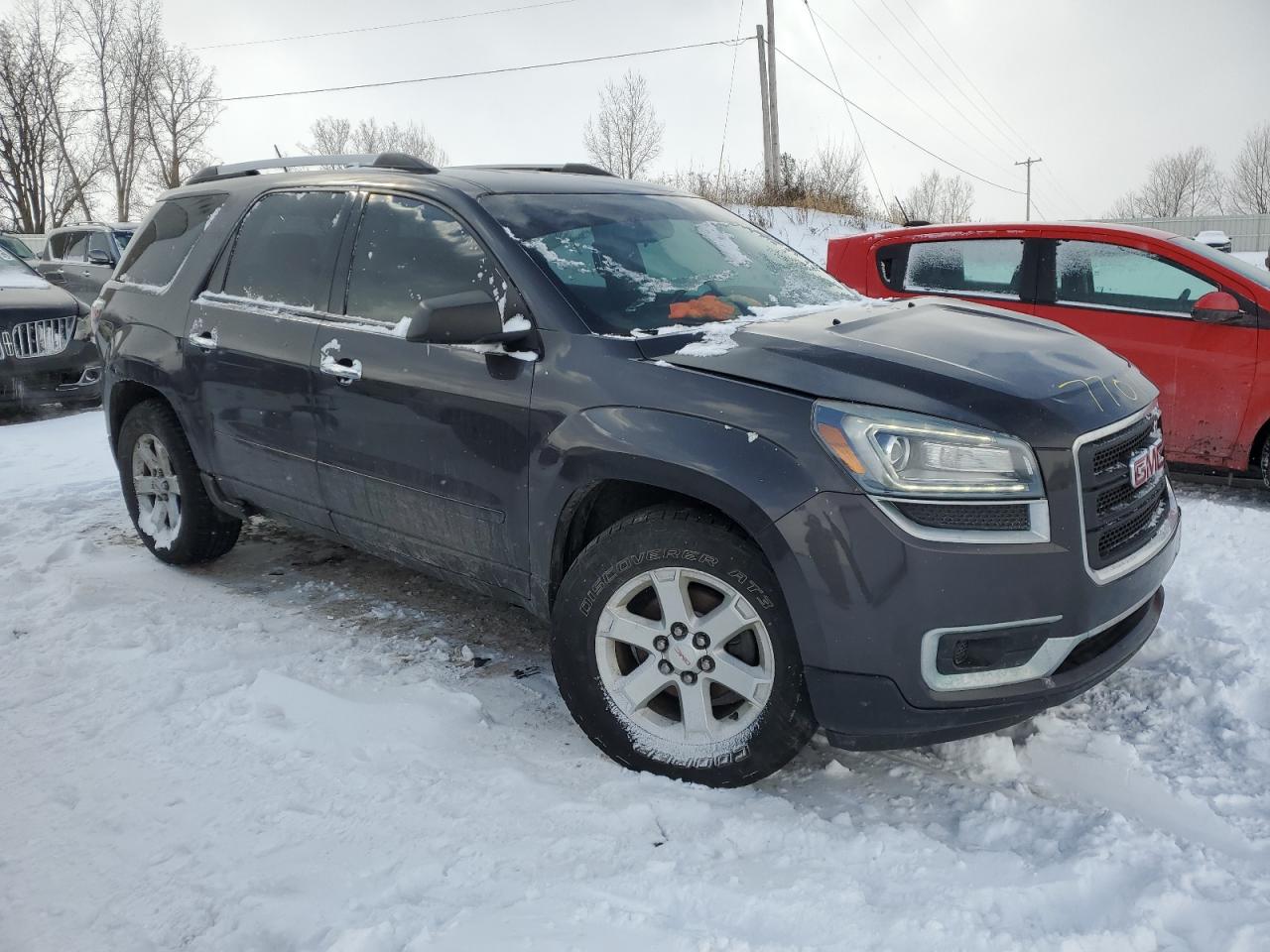 2015 GMC Acadia VIN 1GKKRNED8FJ377707 Copart auction photo, front end damage thumbnail 4