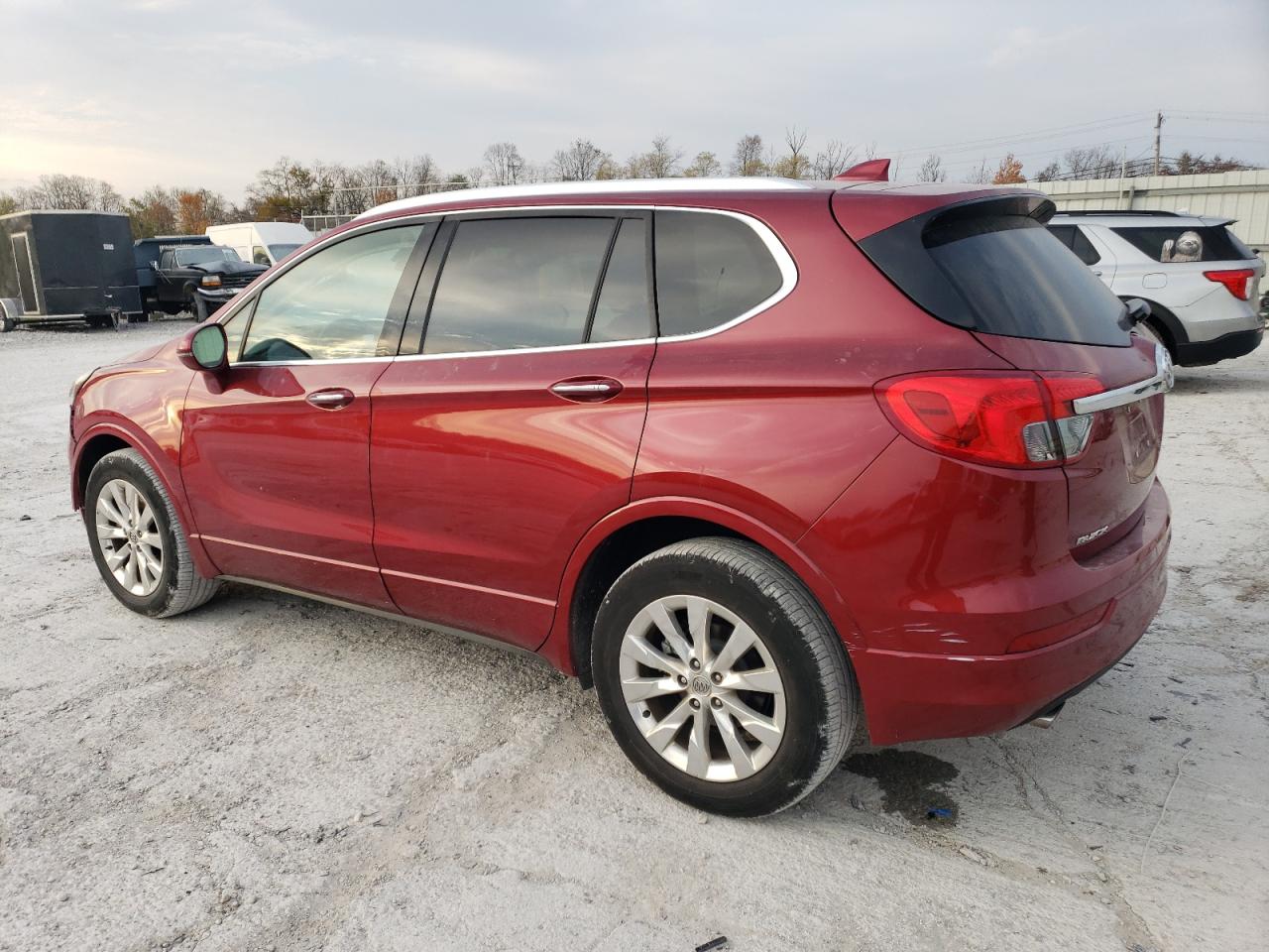 2018 Buick Envision VIN LRBFX2SA7JD009990 Copart auction photo, front end damage thumbnail 2