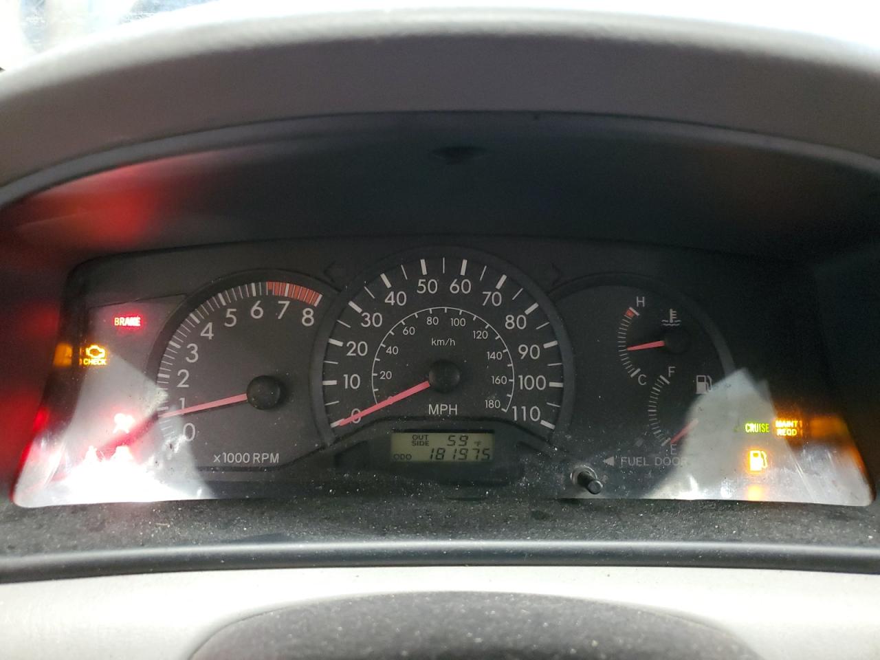 2005 Toyota Corolla VIN 2T1BR32E25C466230 Copart auction photo, front end / rear end damage thumbnail 9