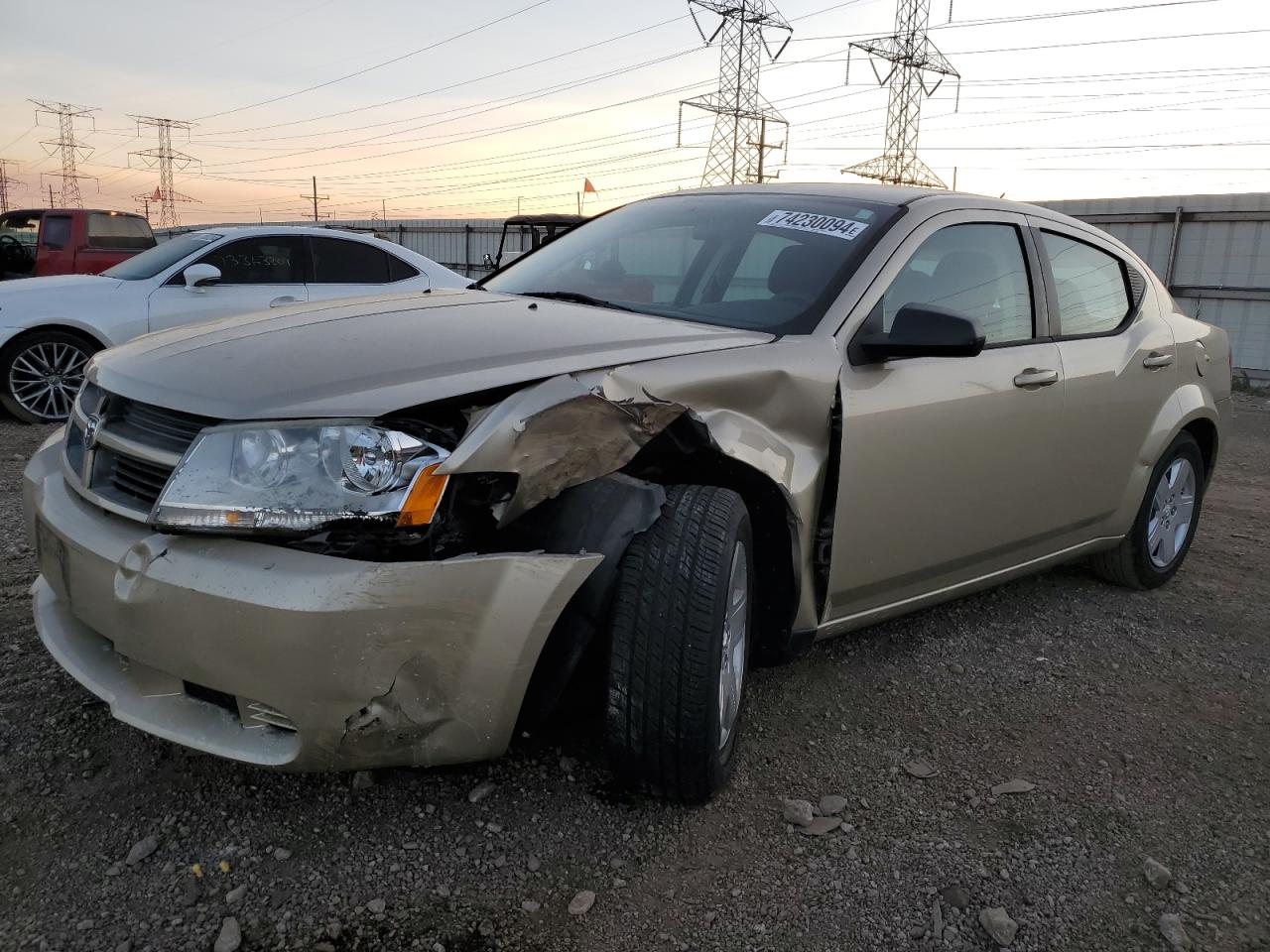 2010 Dodge Avenger VIN 1B3CC4FB3AN110907