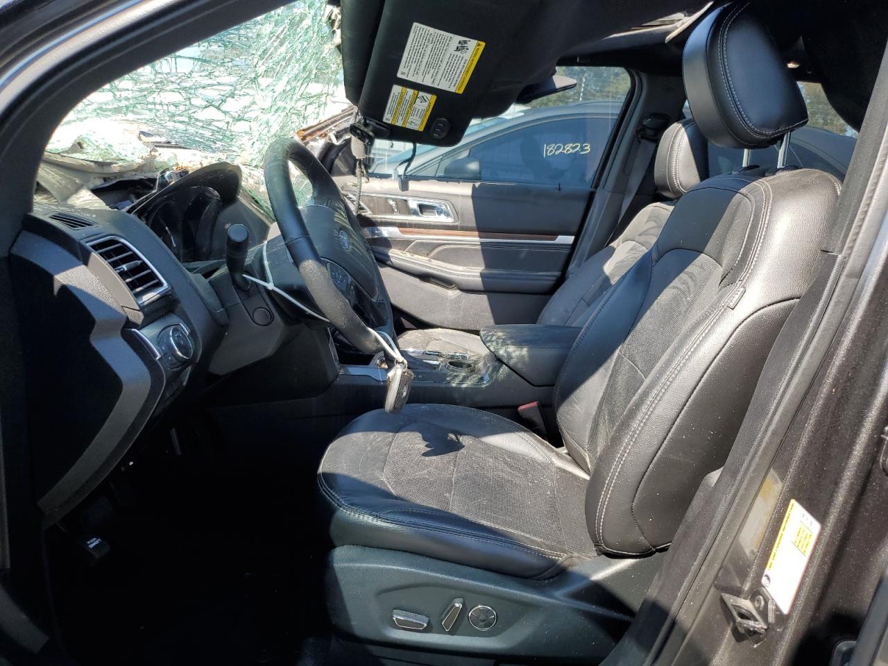 2018 Ford Explorer VIN 1FM5K7F81JGB27270 Copart auction photo, top/roof damage thumbnail 7