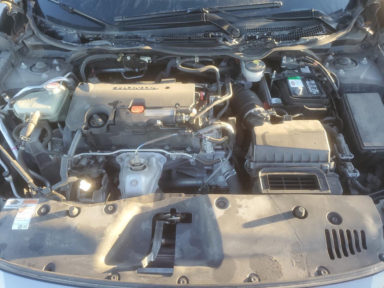 2019 Honda Civic VIN 2HGFC2F88KH558219 Copart auction photo, burn - interior damage thumbnail 11