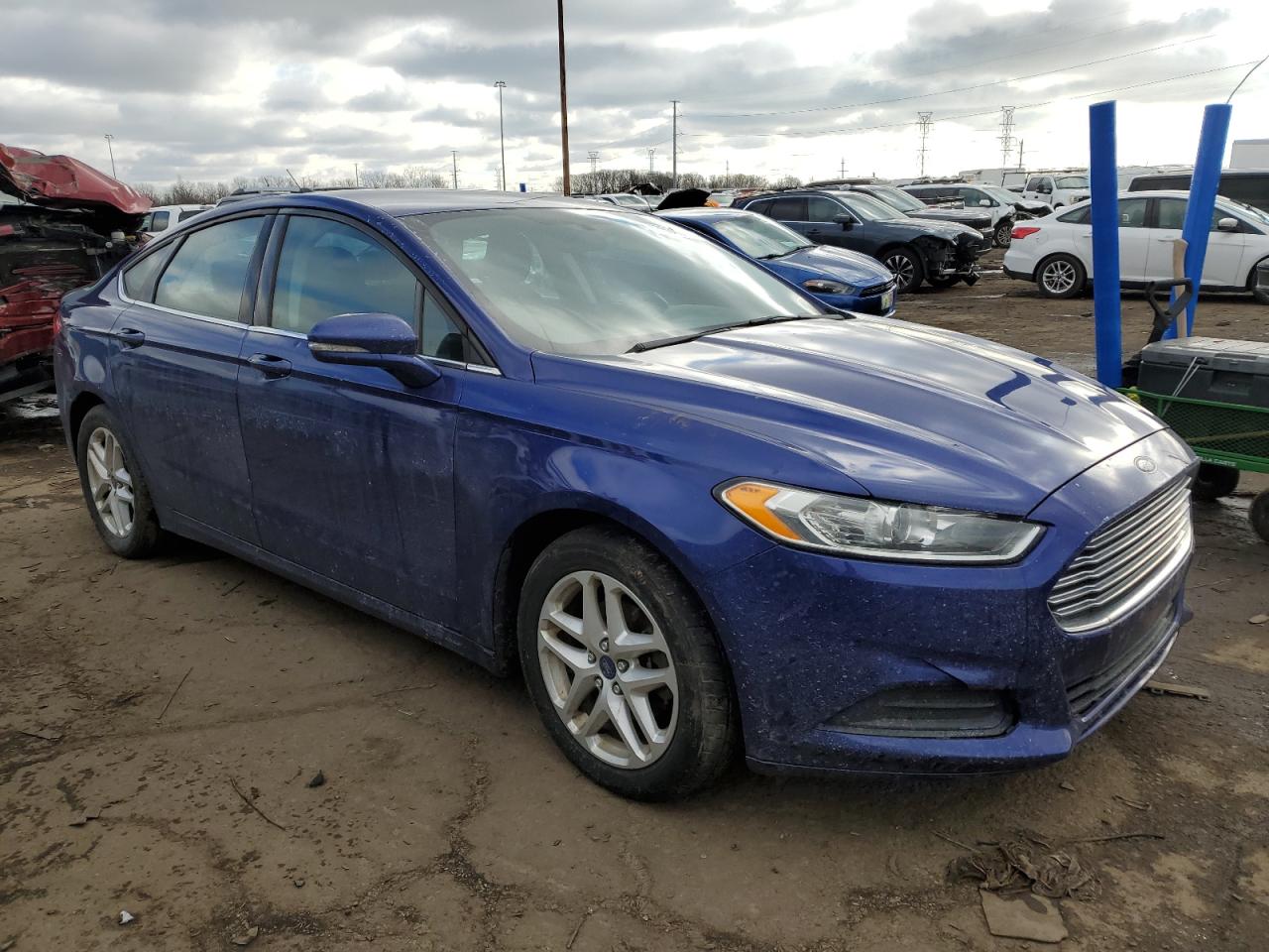 2016 Ford Fusion VIN 1FA6P0H76G5117592 Copart auction photo, rear end / front end damage thumbnail 4