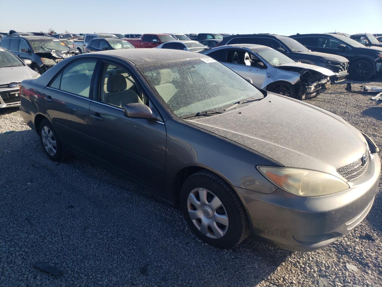 2004 Toyota Camry VIN 4T1BE32K24U857067 Copart auction photo, front end / side damage thumbnail 4