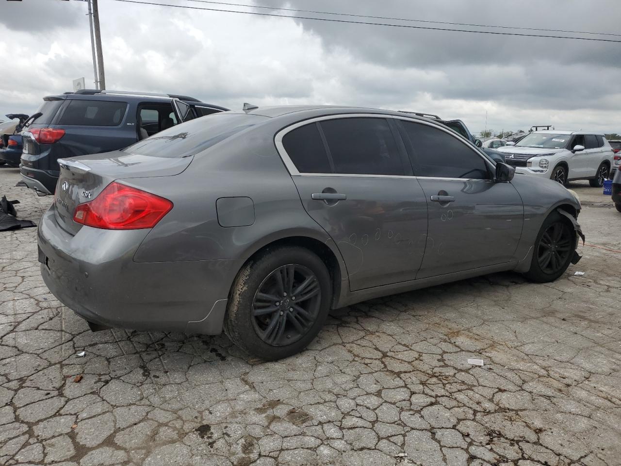 2013 Infiniti G VIN JN1CV6AR5DM355455 Copart auction photo, front end / minor dent/scratches damage thumbnail 3