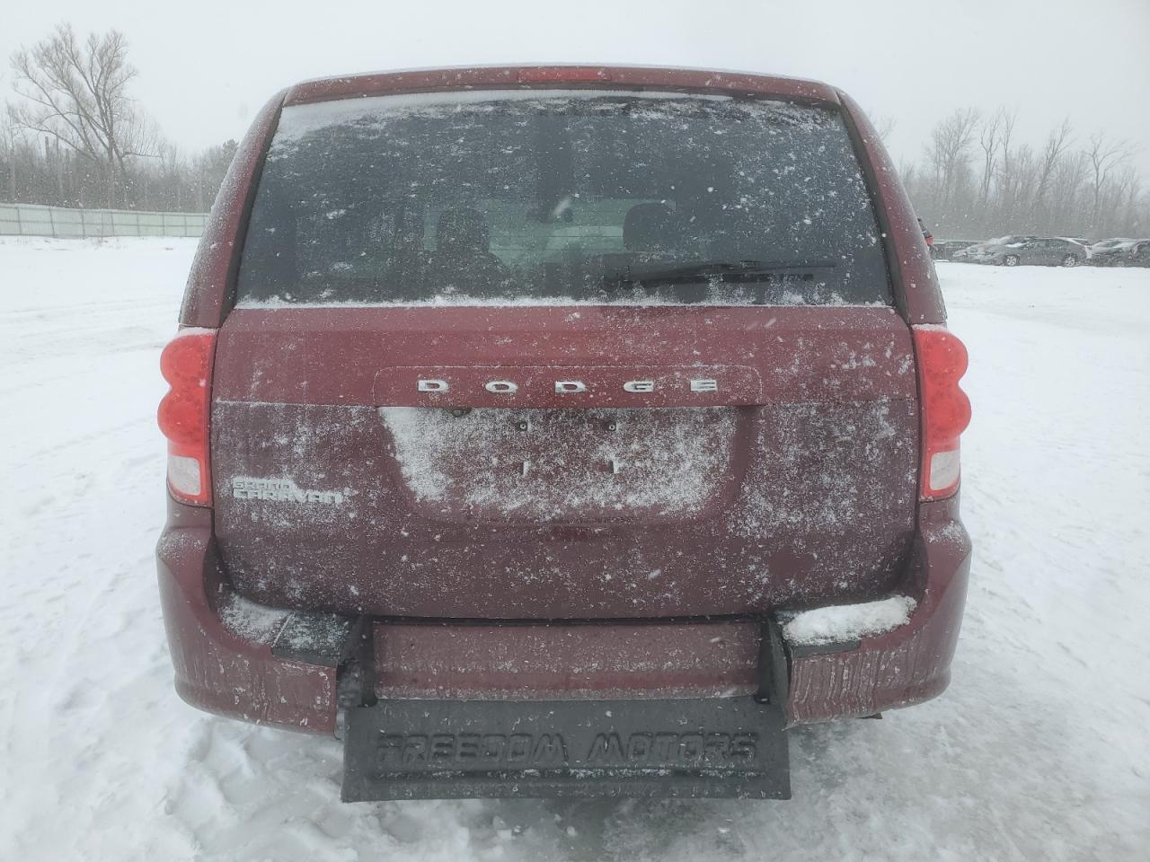 2019 Dodge Caravan VIN 2C4RDGCGXKR599771 Copart auction photo, front end damage thumbnail 6