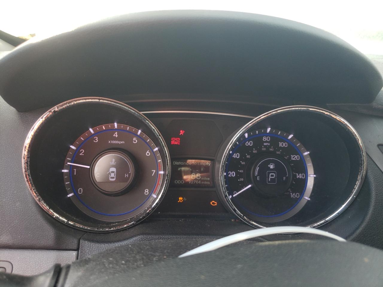 2014 Hyundai Sonata VIN 5NPEB4AC8EH923109 Copart auction photo, front end / rear end damage thumbnail 9