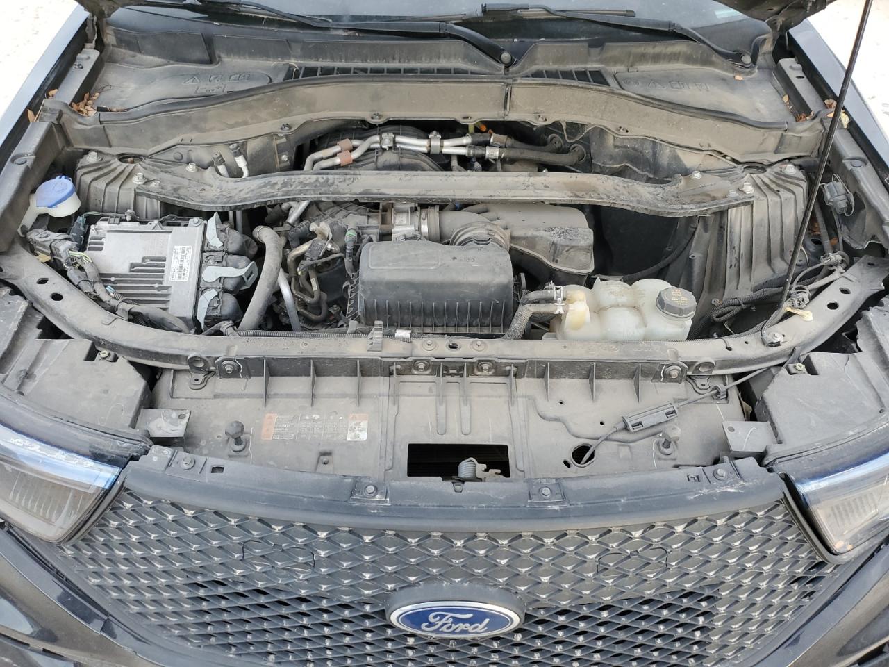 2021 Ford Explorer VIN 1FM5K8AB3MGB04683 Copart auction photo, all over damage thumbnail 12