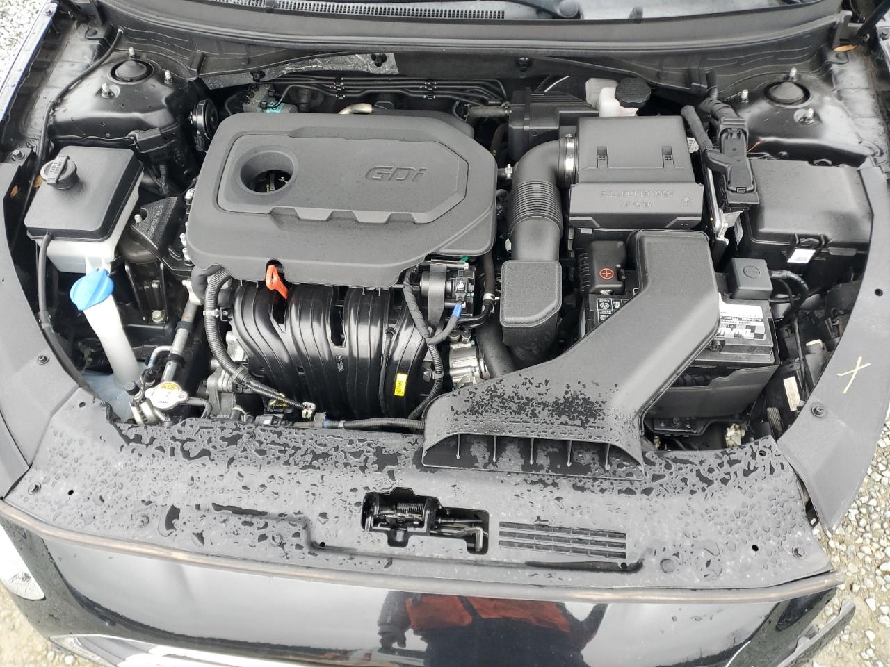 2018 Hyundai Sonata VIN 5NPE24AF1JH614196 Copart auction photo, front end / undercarriage damage thumbnail 11
