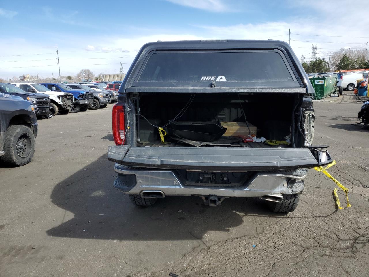 2020 GMC Sierra VIN 1GTU9DEL7LZ286740 Copart auction photo, rear end / front end damage thumbnail 6