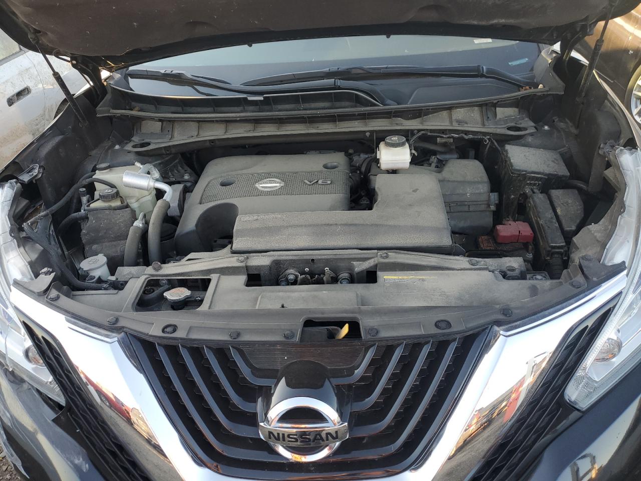 2018 Nissan Murano VIN 5N1AZ2MH1JN200536 Copart auction photo, front end / side damage thumbnail 11
