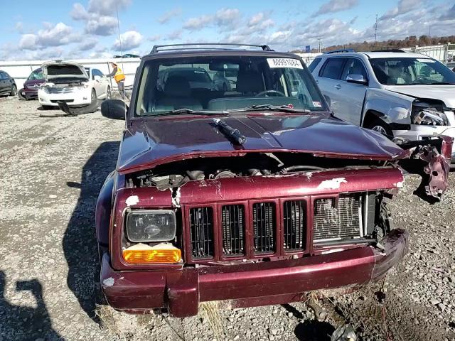 2000 Jeep Cherokee VIN 1J4FF58S9YL196696 Copart auction photo, front end / all over damage thumbnail 12