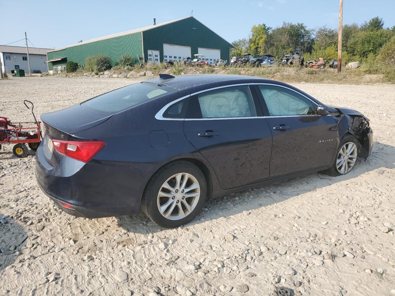 2017 Chevrolet Malibu VIN 1G1ZE5STXHF254555 Copart auction photo, front end damage thumbnail 3