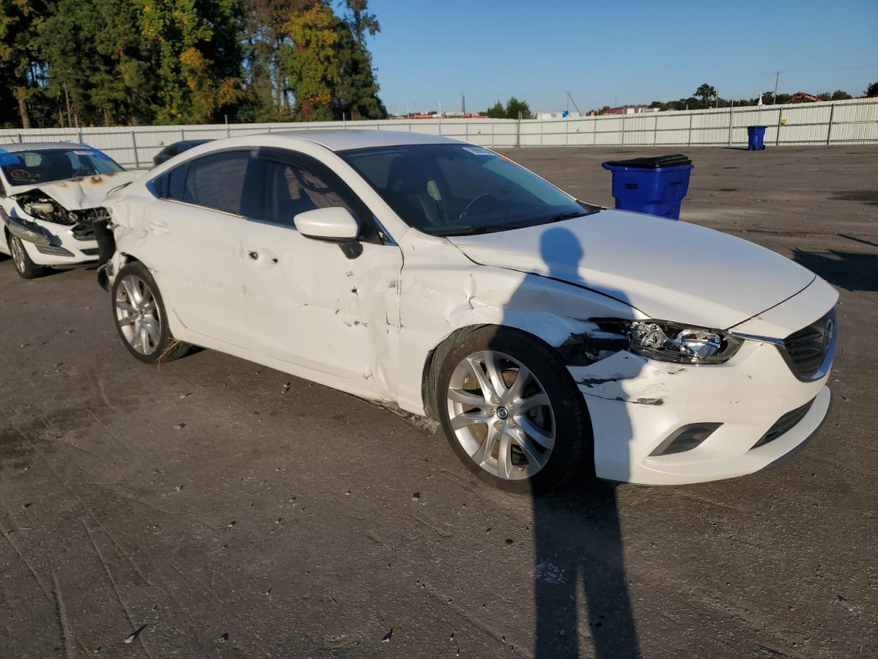 2016 Mazda 6 VIN JM1GJ1V52G1432065 Copart auction photo, all over damage thumbnail 4