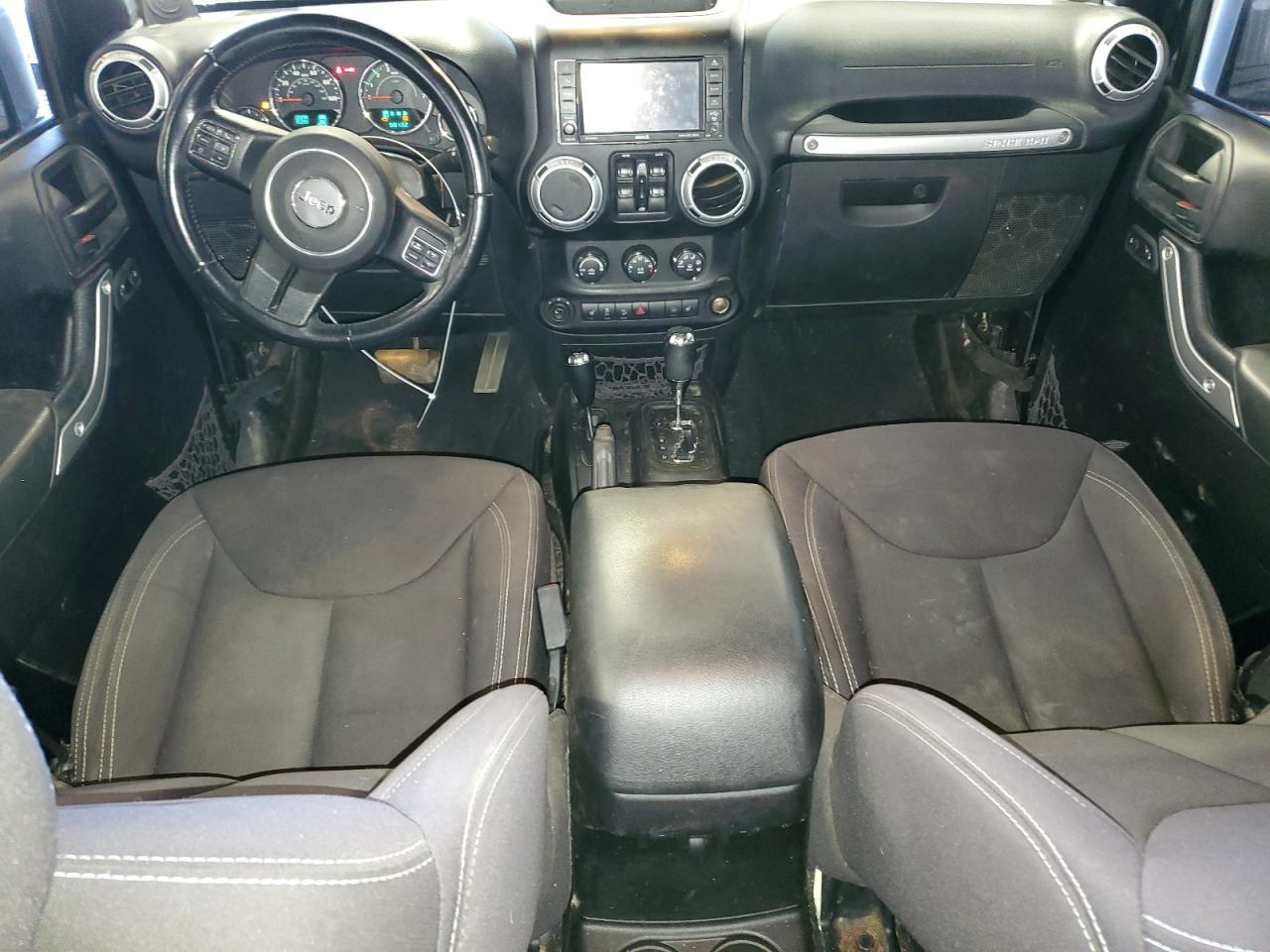 2013 Jeep Wrangler VIN 1C4BJWEG9DL603273 Copart auction photo, side / front end damage thumbnail 8