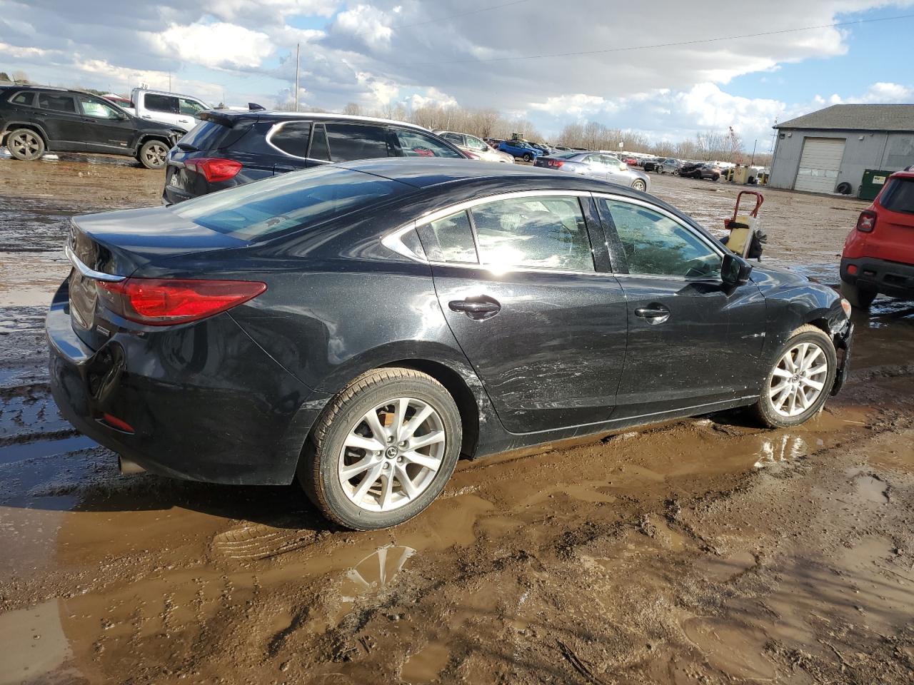 2017 Mazda 6 VIN JM1GL1U55H1131075 Copart auction photo, front end / side damage thumbnail 3