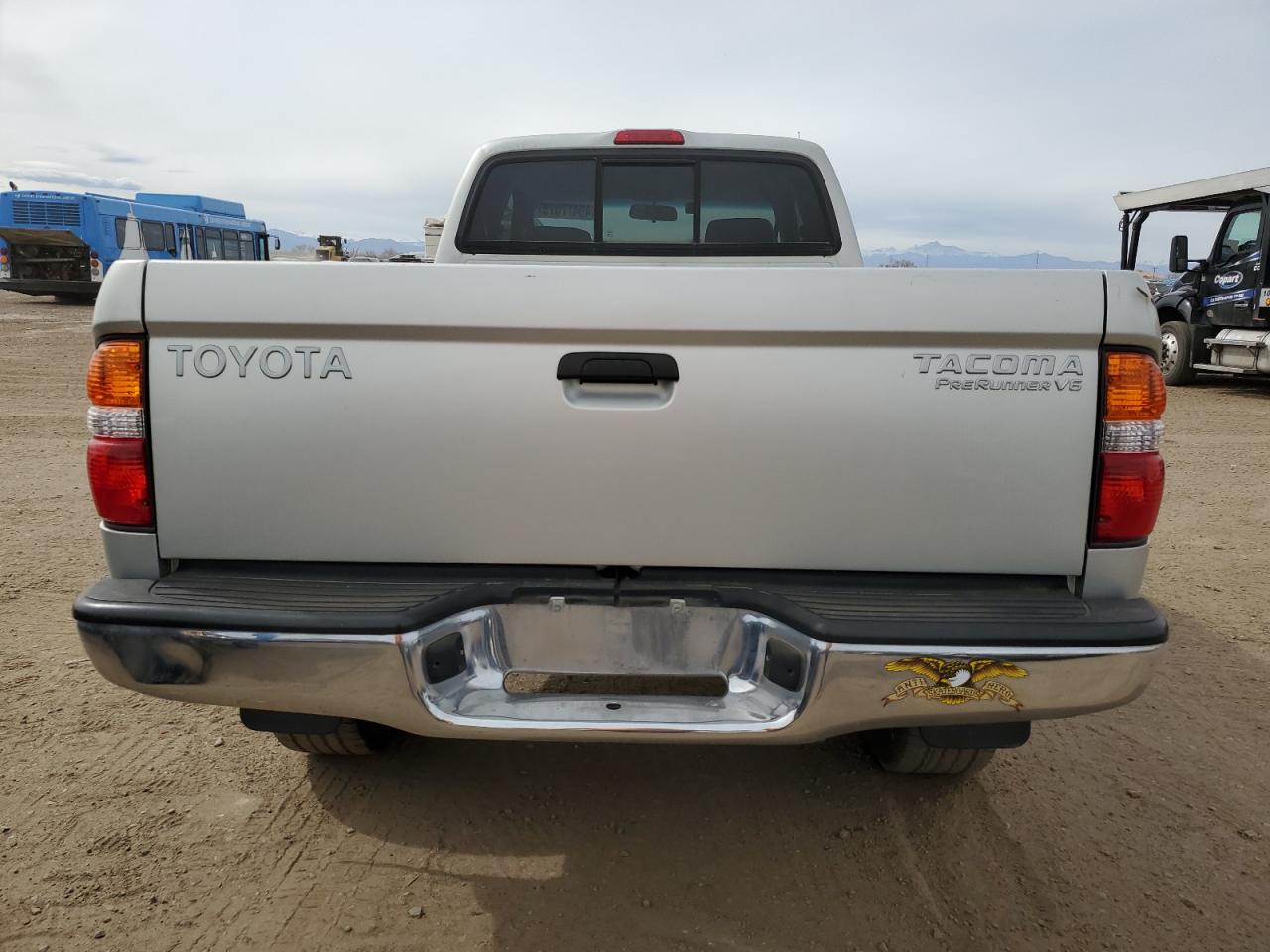 2004 Toyota Tacoma VIN 5TESN92N34Z435771 Copart auction photo, side damage thumbnail 6