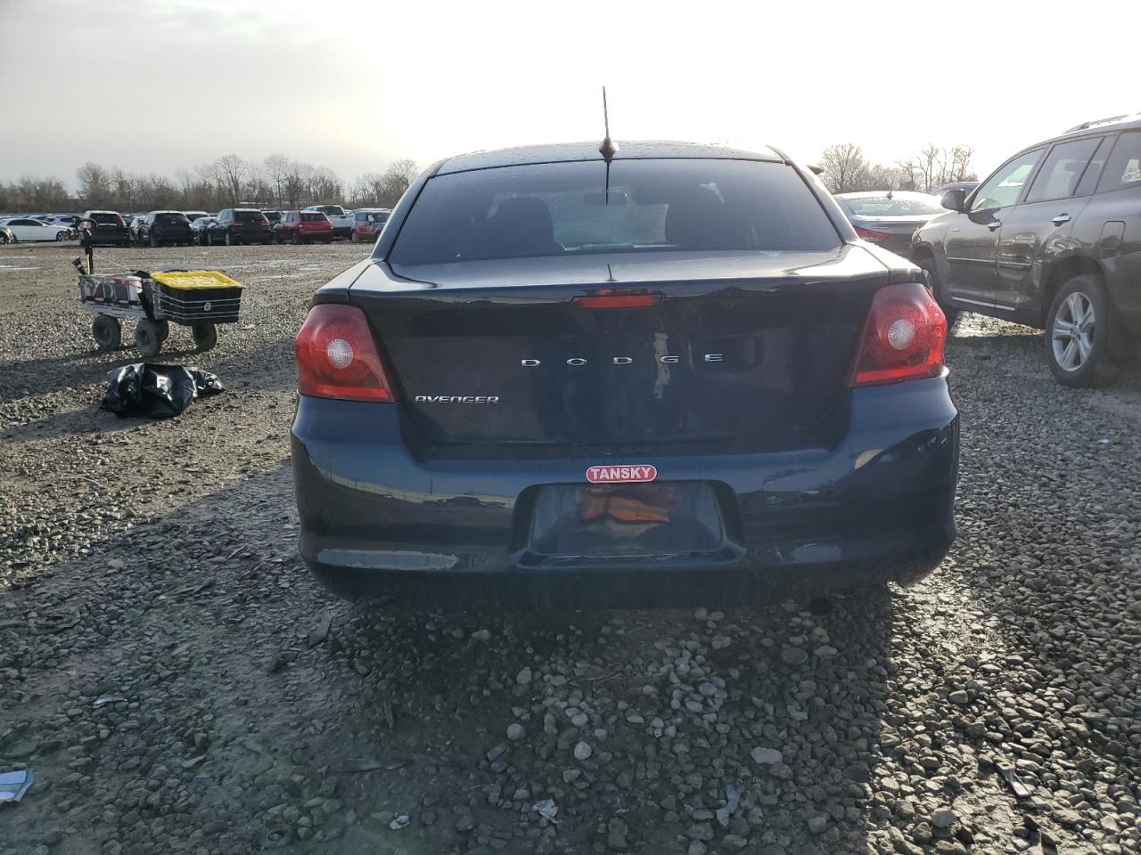 2014 Dodge Avenger VIN 1C3CDZAB5EN200439 Copart auction photo, front end damage thumbnail 6
