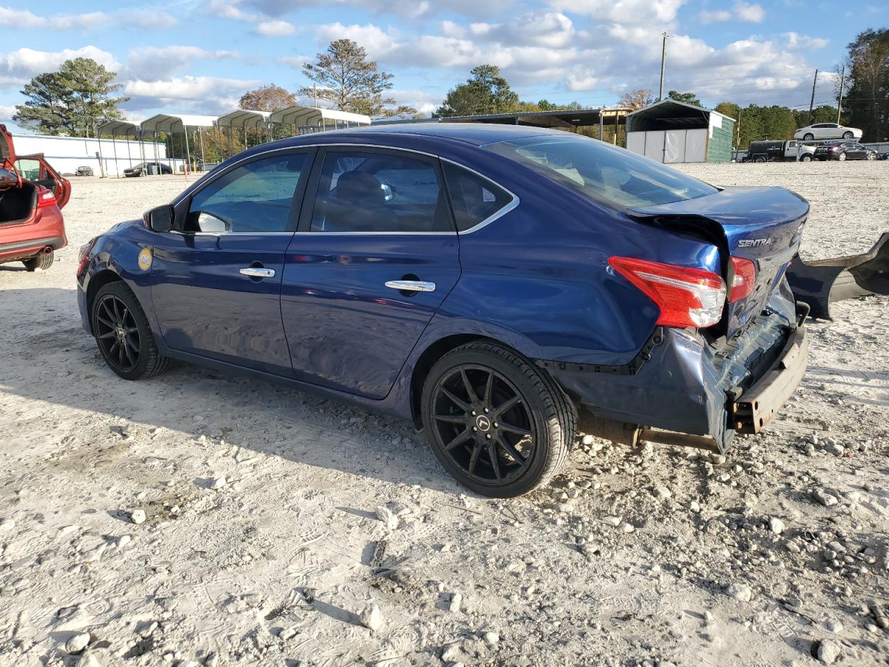 2018 Nissan Sentra VIN 3N1AB7APXJY241688 Copart auction photo, rear end damage thumbnail 2