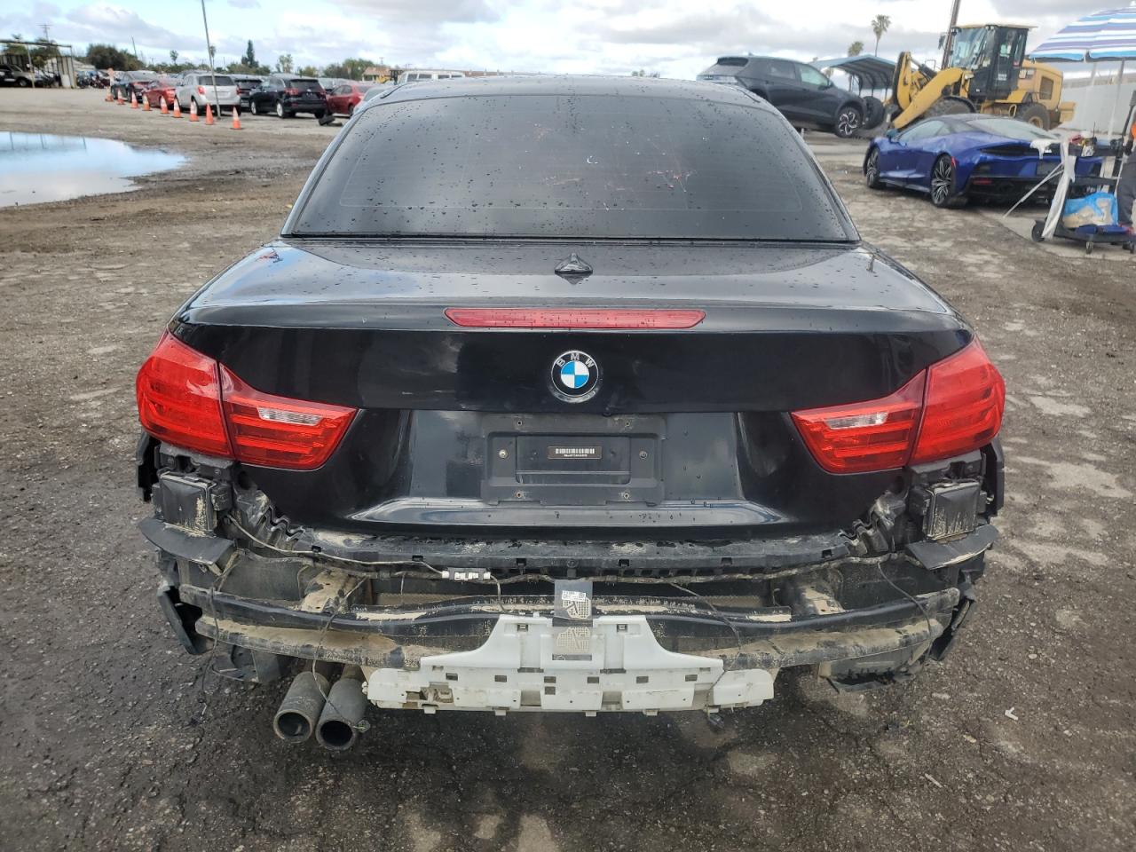 2017 BMW 4er VIN WBA4U7C35H5J55028 Copart auction photo, side / rear end damage thumbnail 6