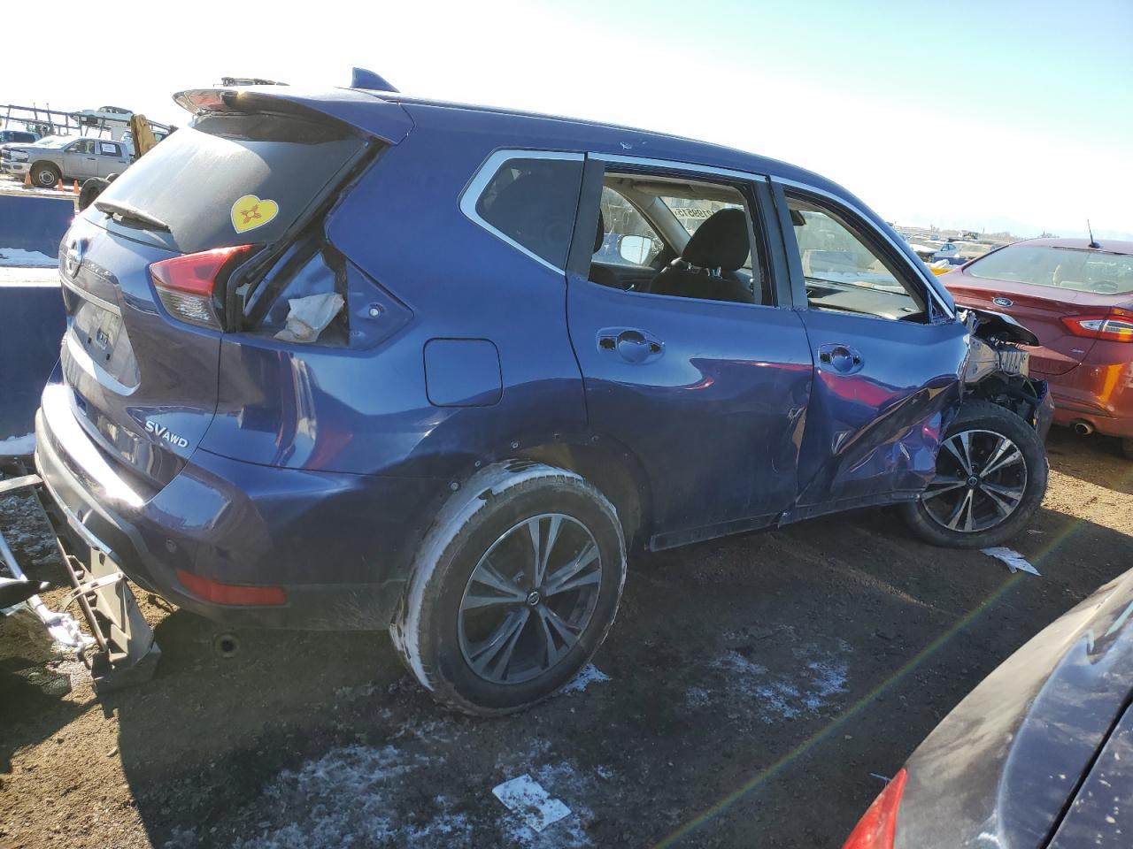 2019 Nissan Rogue VIN JN8AT2MV7KW392623 Copart auction photo, side damage thumbnail 3