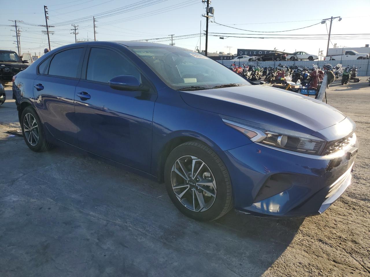 2023 KIA Forte VIN 3KPF24AD8PE607584 Copart auction photo, rear end damage thumbnail 4
