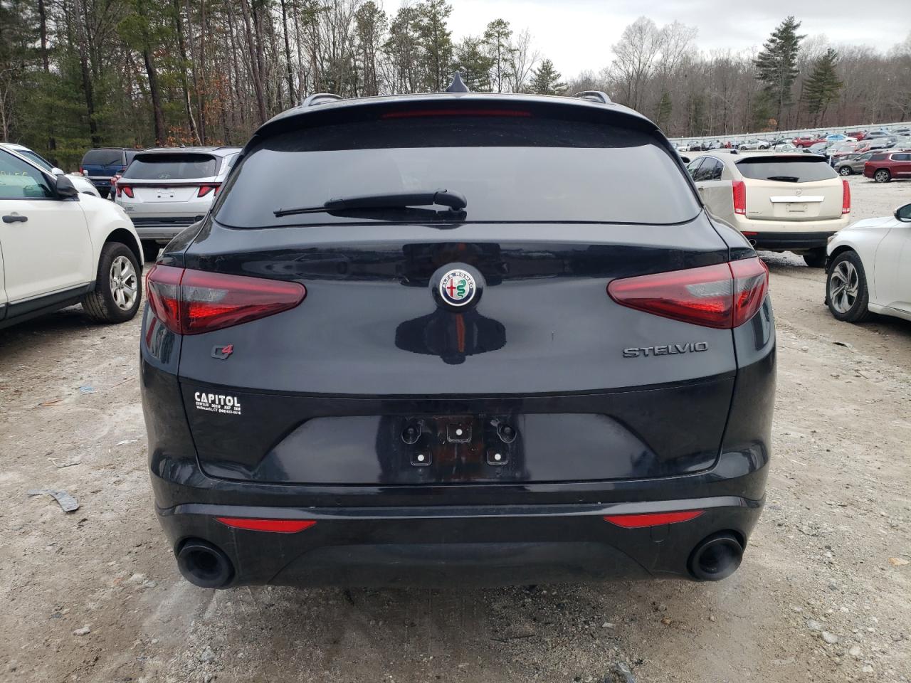 2020 Alfa Romeo Stelvio VIN ZASPAKBN3L7C98160 Copart auction photo, front end / side damage thumbnail 6