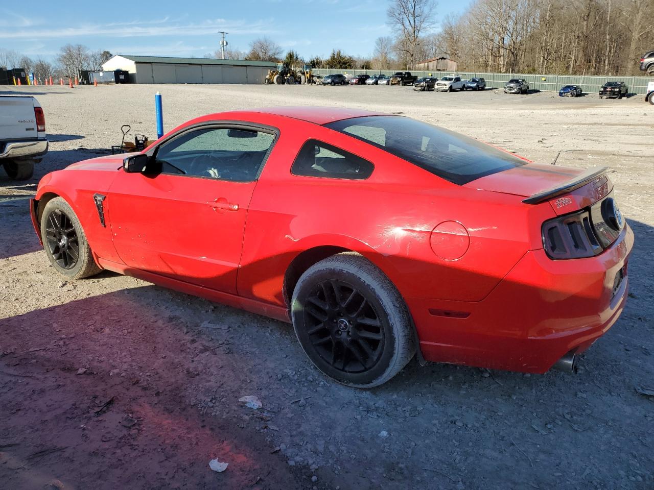 2014 Ford Mustang VIN 1ZVBP8AM8E5276650 Copart auction photo, undercarriage / front end damage thumbnail 2