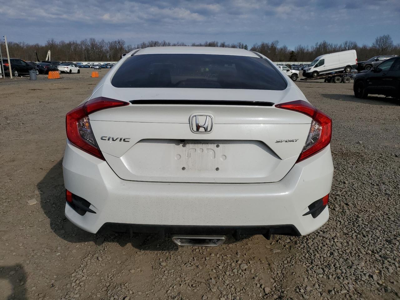 2021 Honda Civic VIN 2HGFC2F82MH542004 Copart auction photo, front end / side damage thumbnail 6