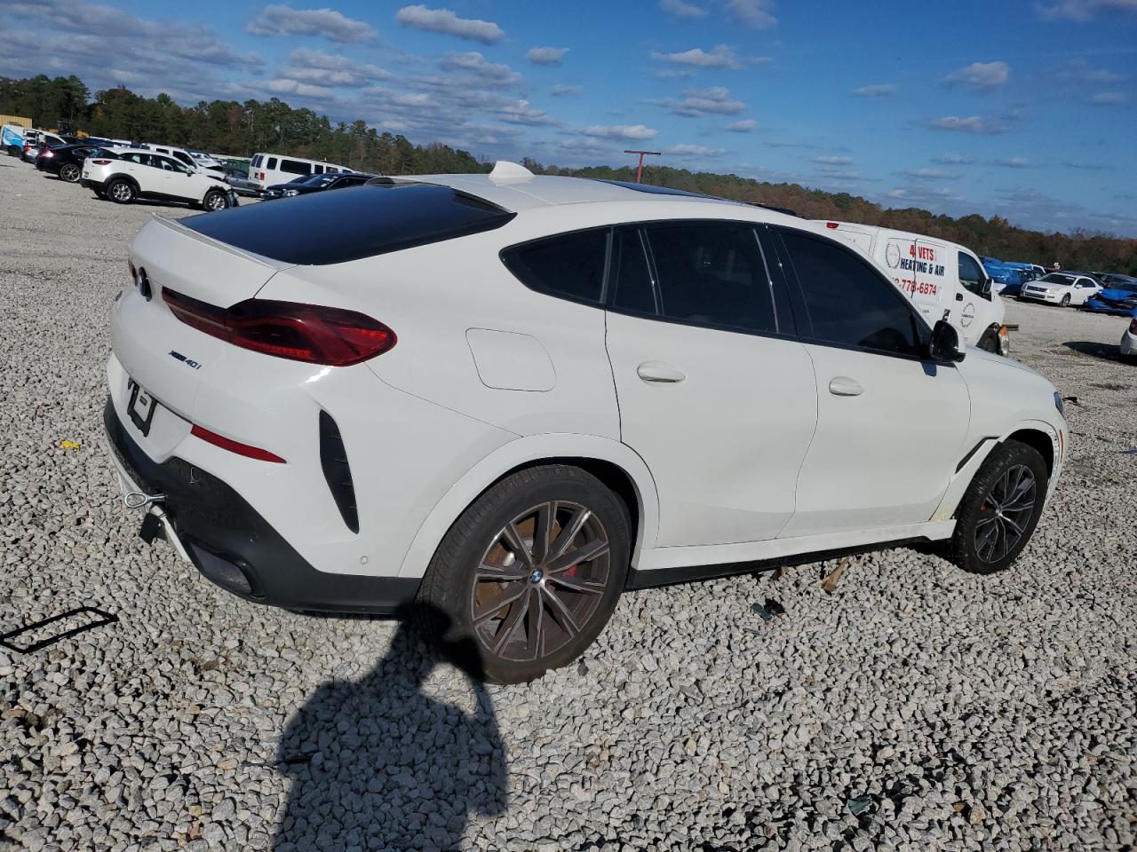 2021 BMW X6 VIN 5UXCY6C05M9G45587 Copart auction photo, front end damage thumbnail 3