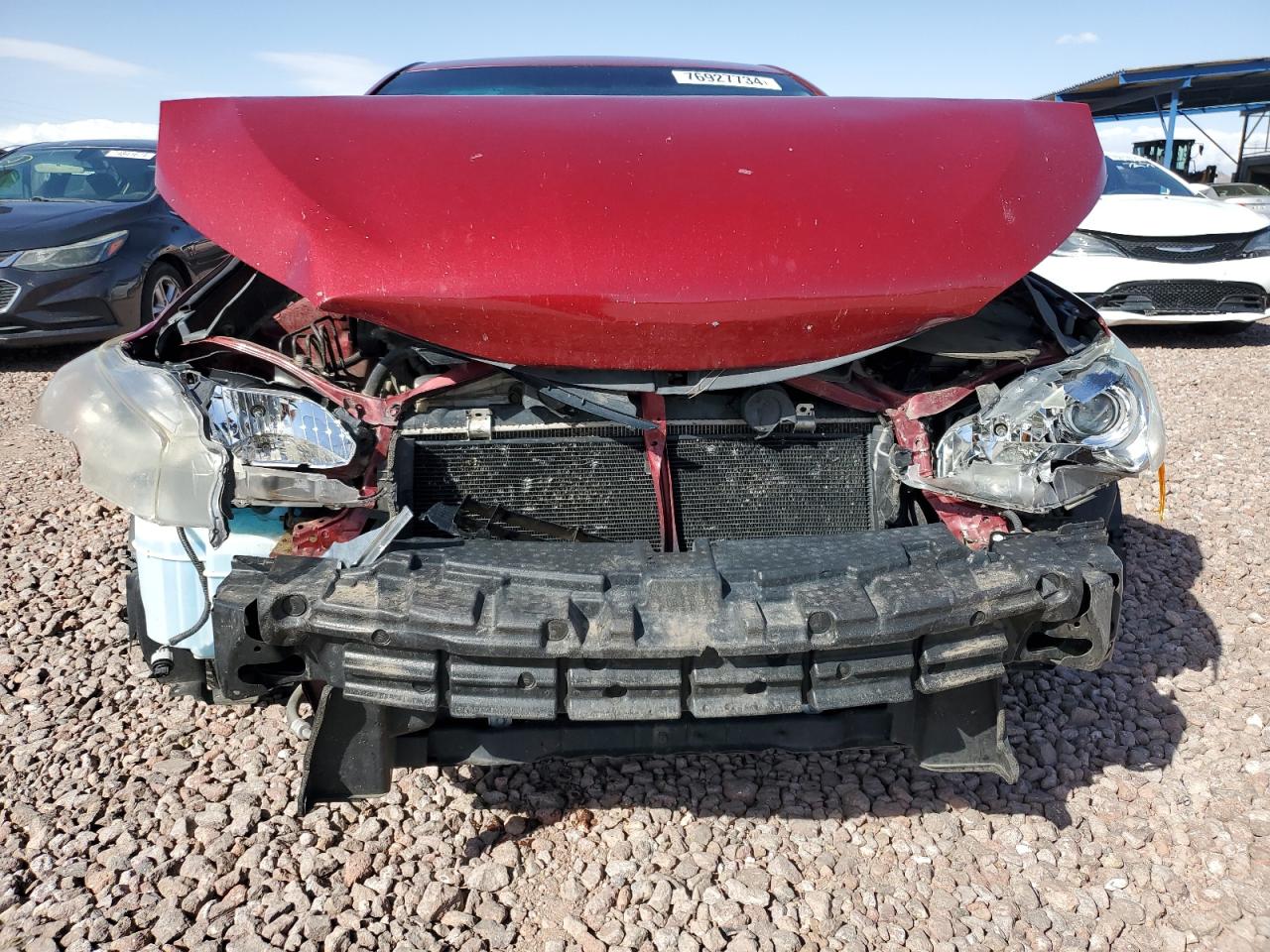 2017 Toyota Camry VIN 4T1BF1FK0HU716256 Copart auction photo, front end / side damage thumbnail 5