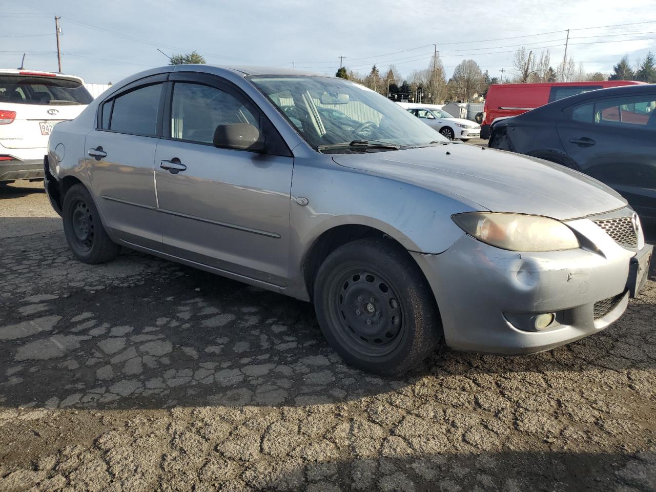 2005 Mazda 3 VIN JM1BK12F751242280 Copart auction photo, rear end / mechanical damage thumbnail 4