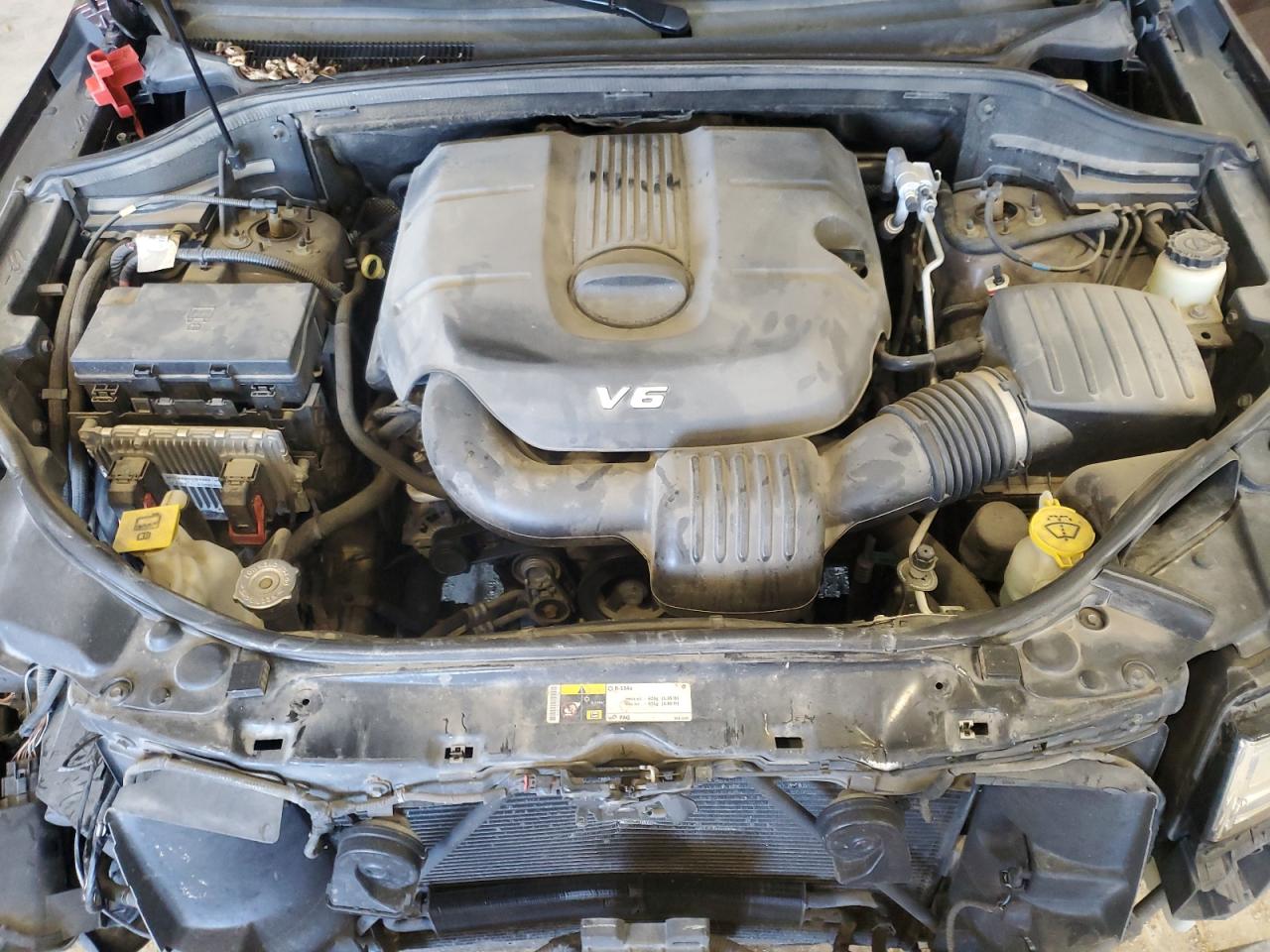 2014 Jeep Grand Cherokee VIN 1C4RJFJG3EC218801 Copart auction photo, front end / top/roof damage thumbnail 12