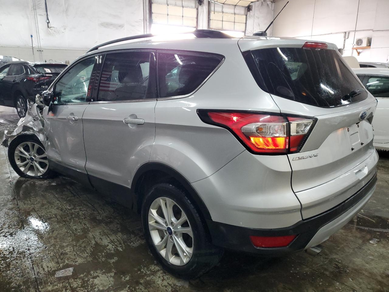 2017 Ford Escape VIN 1FMCU9GD4HUF07904 Copart auction photo, front end / side damage thumbnail 2