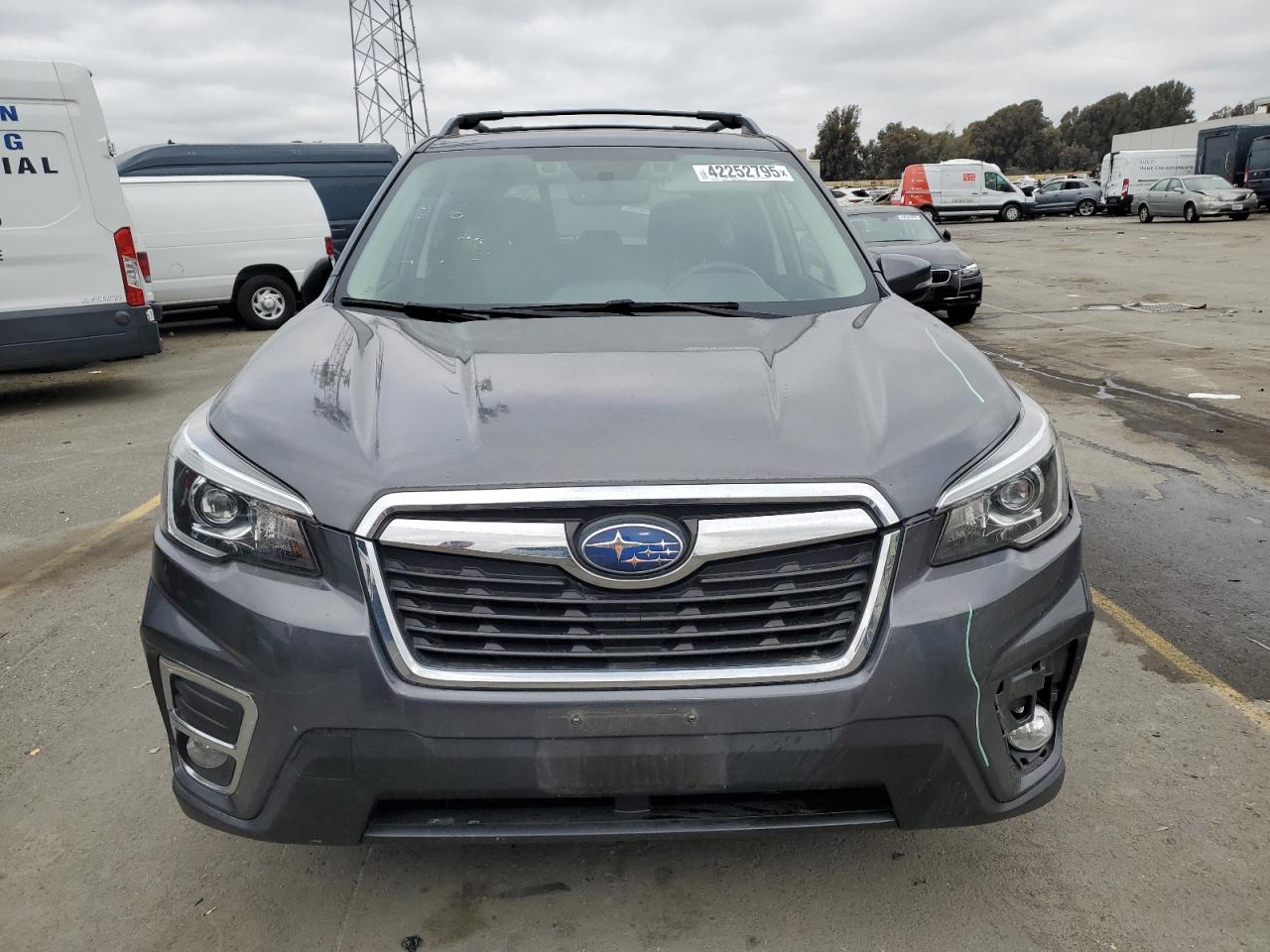 2020 Subaru Forester VIN JF2SKASC9LH534377 Copart auction photo, front end / side damage thumbnail 5