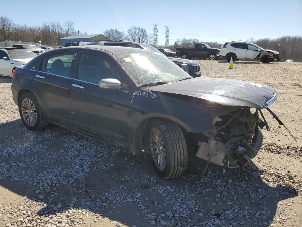 2012 Chrysler 200 VIN 1C3CCBCB3CN307509 Copart auction photo, front end damage thumbnail 4