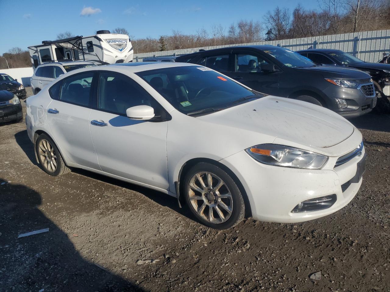 2013 Dodge Dart VIN 1C3CDFCH5DD317099 Copart auction photo, biohazard/chemical / side damage thumbnail 4