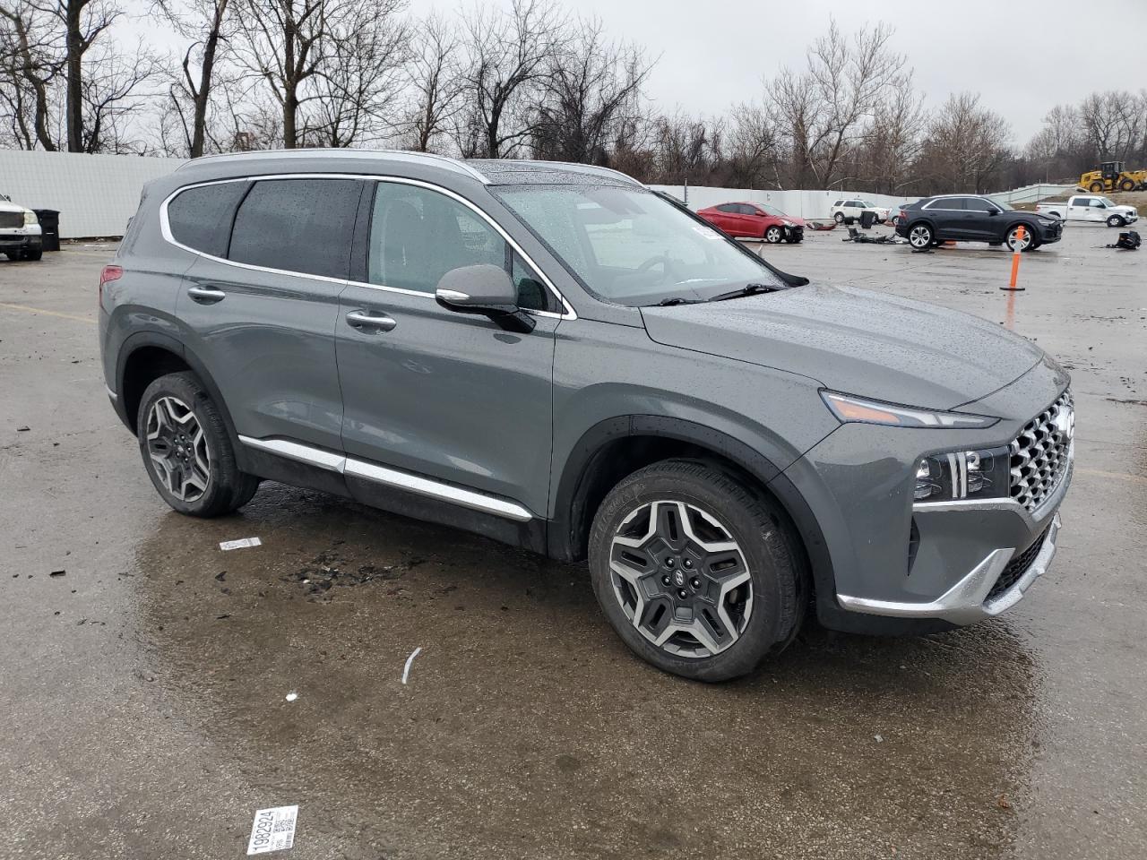 2021 Hyundai Santa Fe VIN 5NMS4DAL3MH332520 Copart auction photo, side damage thumbnail 4