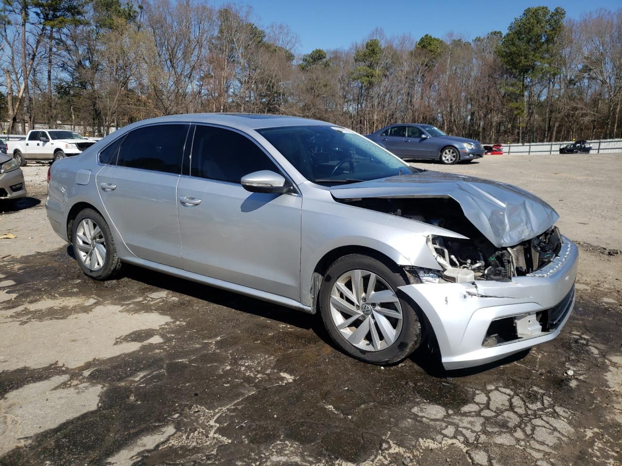 2018 Volkswagen Passat VIN 1VWBA7A38JC003460 Copart auction photo, front end damage thumbnail 4