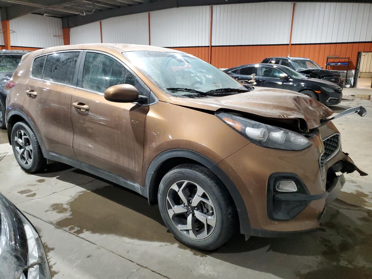 2021 KIA Sportage VIN KNDPM3AC8M7853630 Copart auction photo, front end / minor dent/scratches damage thumbnail 4