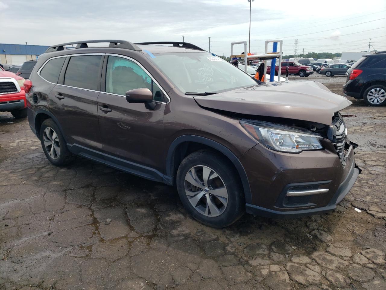 2019 Subaru Ascent VIN 4S4WMACD3K3434865 Copart auction photo, front end damage thumbnail 4