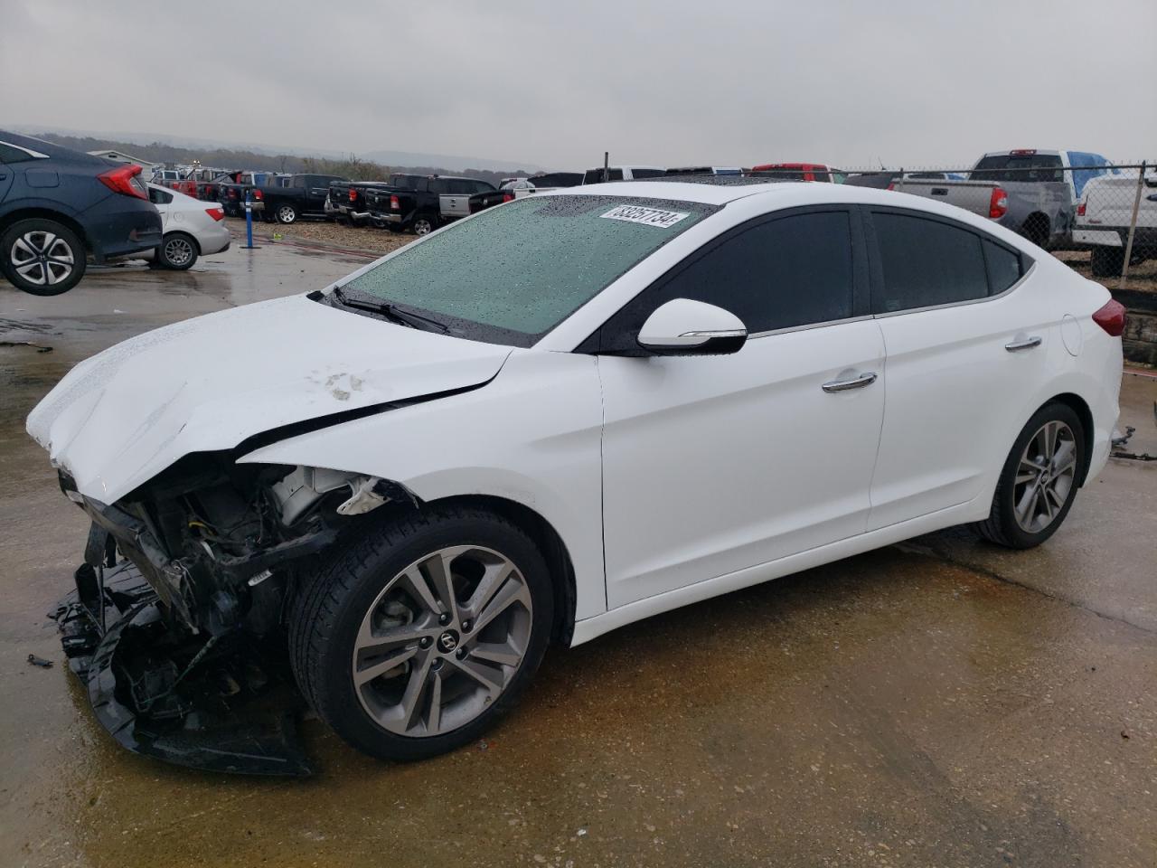 2017 Hyundai Elantra VIN 5NPD84LF8HH099201