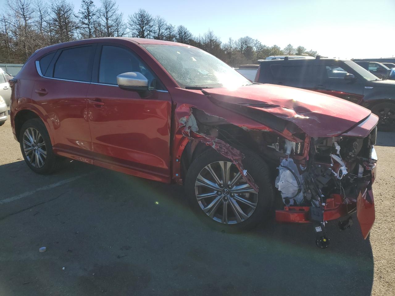 2024 Mazda CX-5 VIN JM3KFBXY8R0363391 Copart auction photo, front end / minor dent/scratches damage thumbnail 4