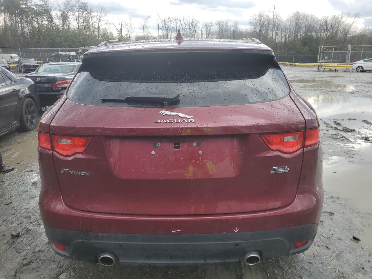 2017 Jaguar F-Pace VIN SADCJ2BV1HA069028 Copart auction photo, front end damage thumbnail 6