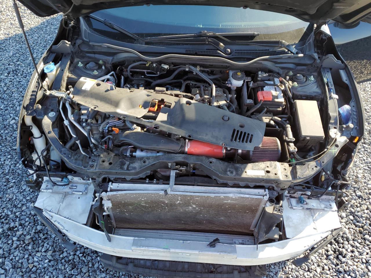 2021 Honda Civic VIN SHHFK7H41MU230494 Copart auction photo, front end / side damage thumbnail 11
