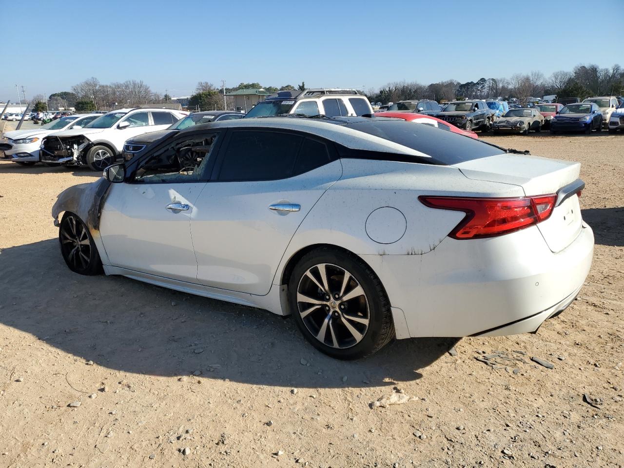 2017 Nissan Maxima VIN 1N4AA6AP4HC425690 Copart auction photo, burn damage thumbnail 2